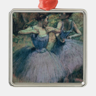 Edgar Degas Dancers in Violet Metal Ornament
