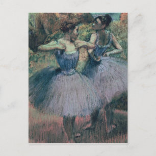 Edgar Degas Dancers in Violet Postcard