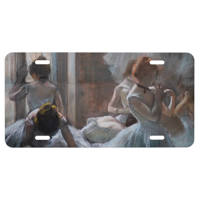 Edgar Degas - Dancers License Plate (Front)