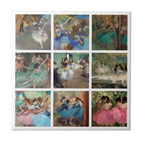 Edgar Degas _ Dancers Masterpiece Selection Ceramic Tile