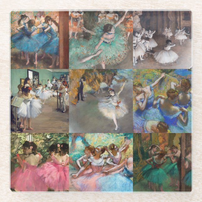 Edgar Degas - Dancers Masterpiece Selection Glass Coaster (Front)