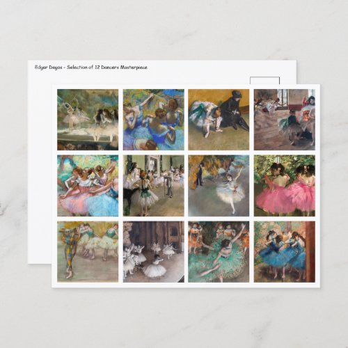 Edgar Degas _ Dancers Masterpiece Selection Postcard