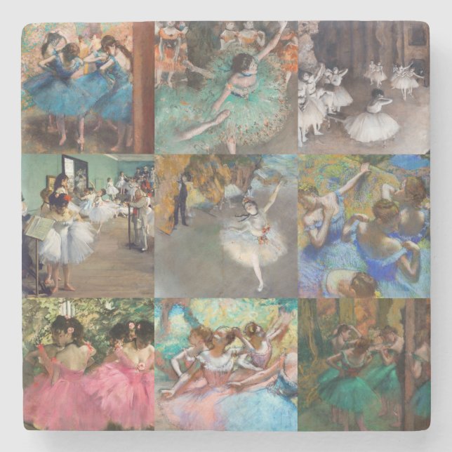 Edgar Degas - Dancers Masterpiece Selection Stone Coaster (Front)