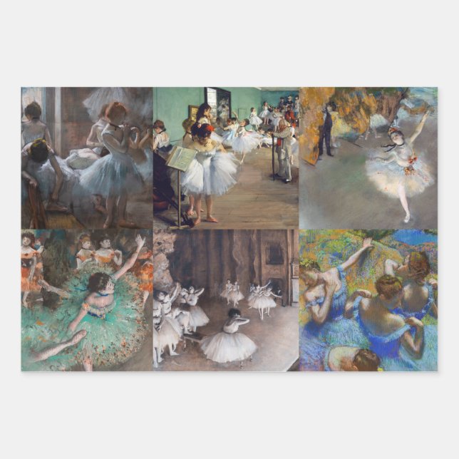 Edgar Degas - Dancers Masterpiece Selection Wrapping Paper Sheets (Front)