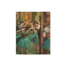 Edgar Degas Dancers Pink and Green