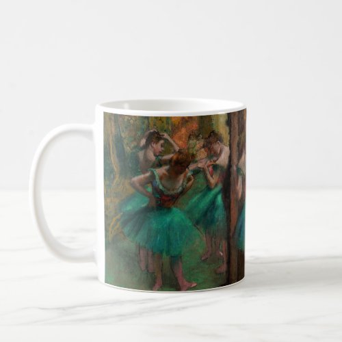 Edgar Degas _ Dancers Pink and Green Coffee Mug