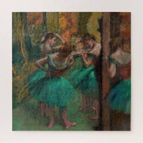 Edgar Degas _ Dancers Pink and Green Jigsaw Puzzle