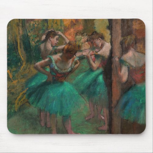 Edgar Degas _ Dancers Pink and Green Mouse Pad