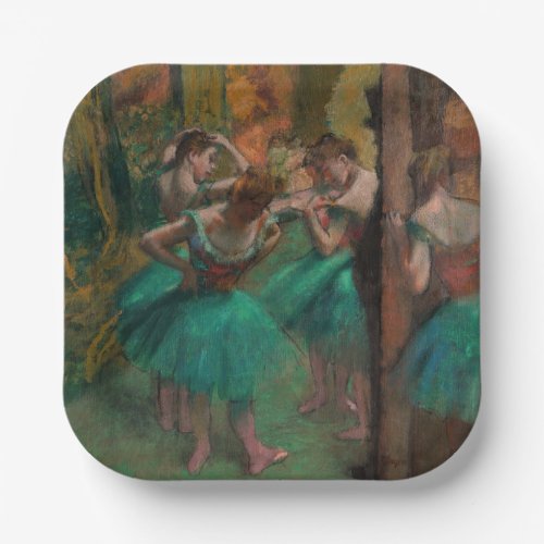 Edgar Degas _ Dancers Pink and Green Paper Plates
