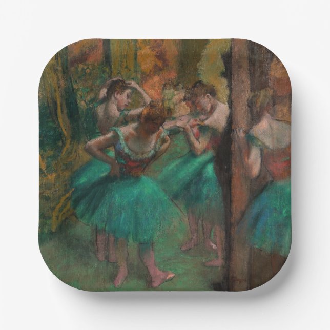 Edgar Degas - Dancers, Pink and Green Paper Plates (Front)