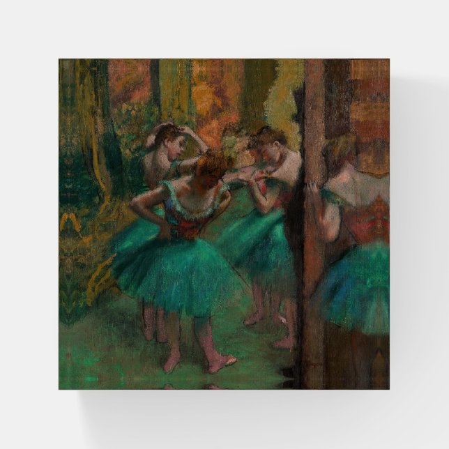 Edgar Degas - Dancers, Pink and Green Paperweight (Front)
