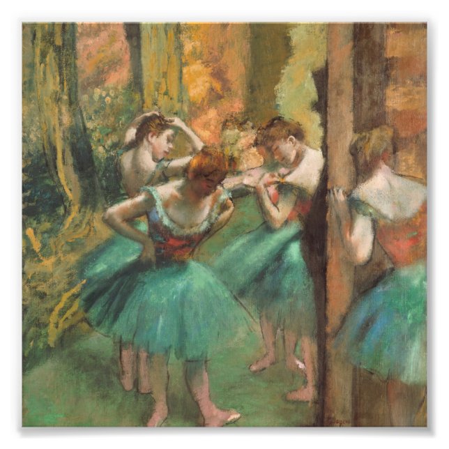 Edgar Degas - Dancers, Pink And Green Photo Print (Front)