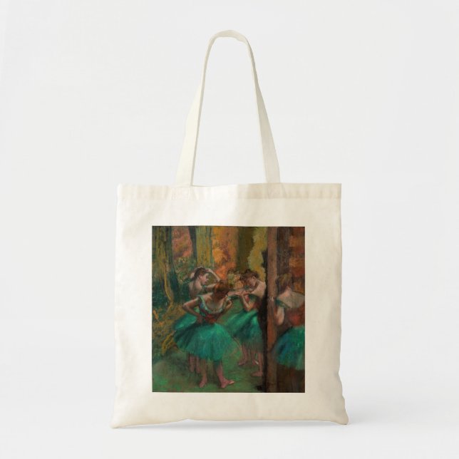 Edgar Degas - Dancers, Pink and Green Tote Bag (Front)