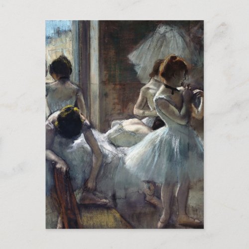 Edgar Degas Dancers Postcard