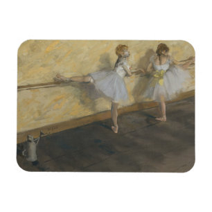 Edgar Degas Dancers Practising at the Barre Magnet