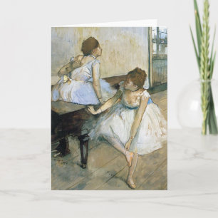Edgar Degas — Dancers Resting Holiday Card