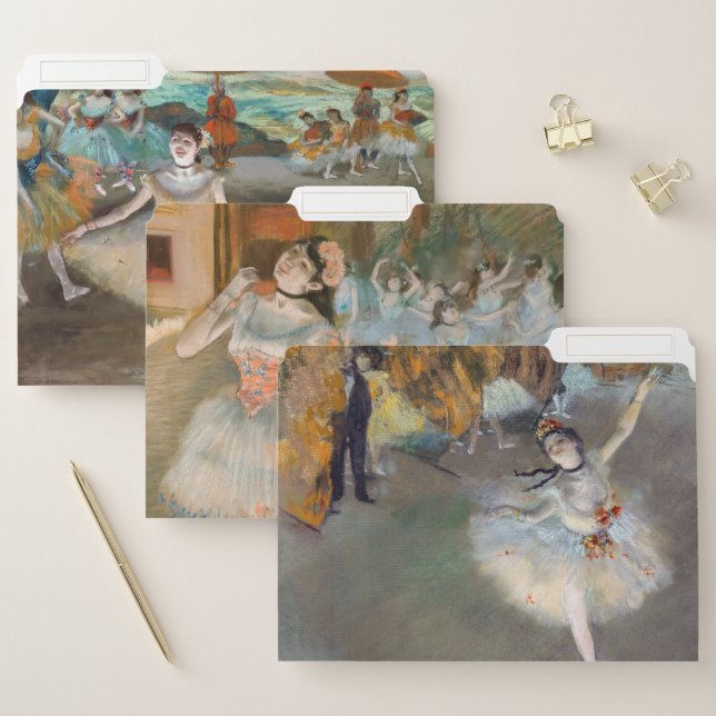 Edgar Degas - Dancers Selection File Folder (Set)