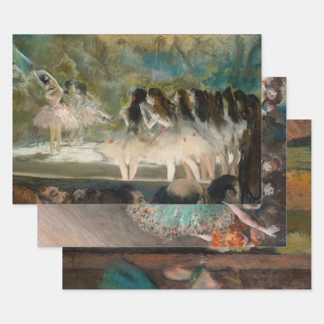 Edgar Degas - Dancers Selection Wrapping Paper Sheets (Set)