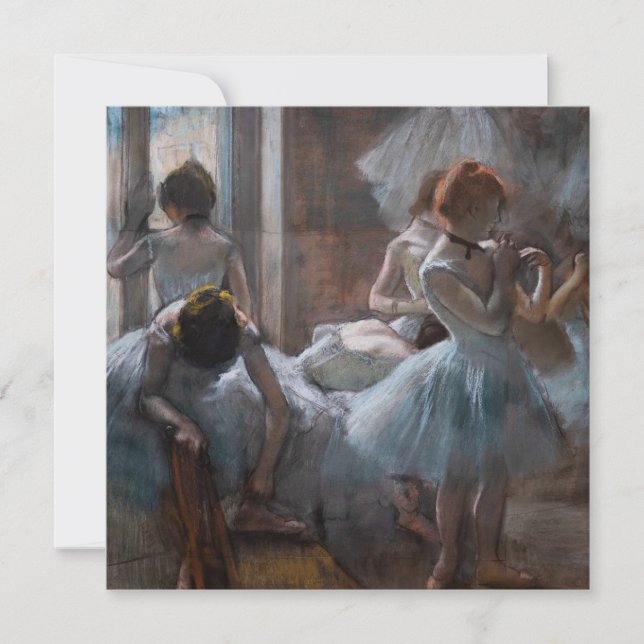 Edgar Degas - Dancers Thank You Card (Front)