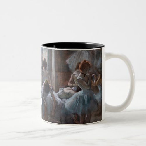 Edgar Degas _ Dancers Two_Tone Coffee Mug
