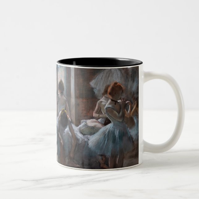 Edgar Degas - Dancers Two-Tone Coffee Mug (Right)