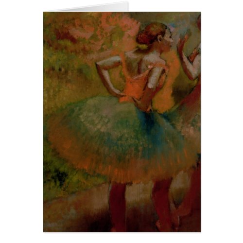 Edgar Degas  Dancers Wearing Green Skirts