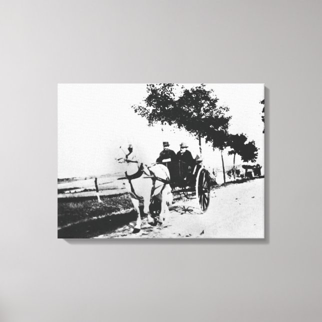 Edgar Degas | Edgar Degas and a friend Canvas Print (Front)