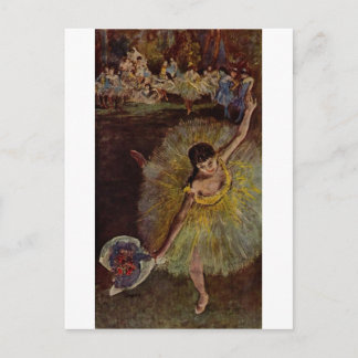 Edgar Degas - End of Arabesque 1877 Postcard