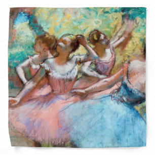 Edgar Degas - Four Ballerinas on Stage Bandana