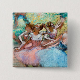 Edgar Degas - Four Ballerinas on Stage Button