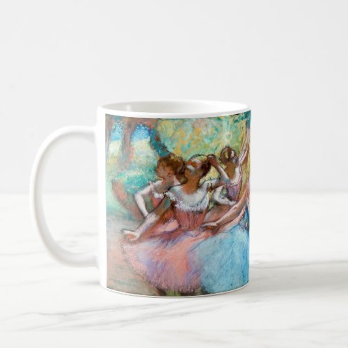 Edgar Degas _ Four Ballerinas on Stage Coffee Mug