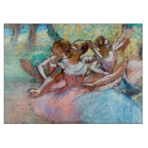 Edgar Degas _ Four Ballerinas on Stage Cutting Board