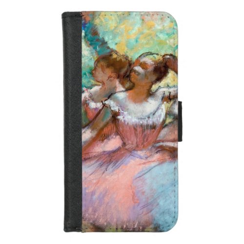 Edgar Degas _ Four Ballerinas on Stage iPhone 87 Wallet Case