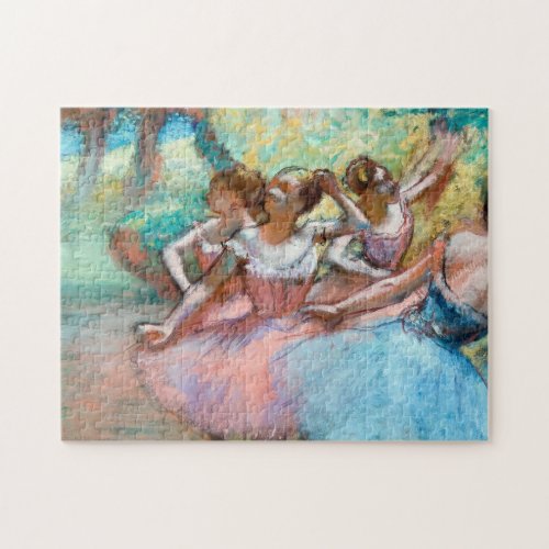 Edgar Degas _ Four Ballerinas on Stage Jigsaw Puzzle