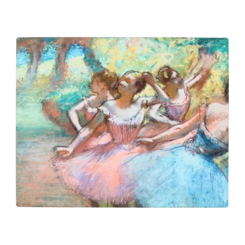 Edgar Degas _ Four Ballerinas on Stage Metal Print