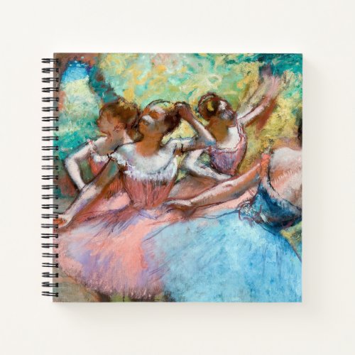 Edgar Degas _ Four Ballerinas on Stage Notebook