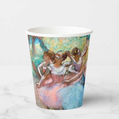Edgar Degas _ Four Ballerinas on Stage Paper Cups