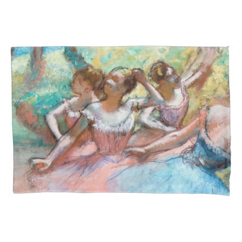 Edgar Degas _ Four Ballerinas on Stage Pillow Case