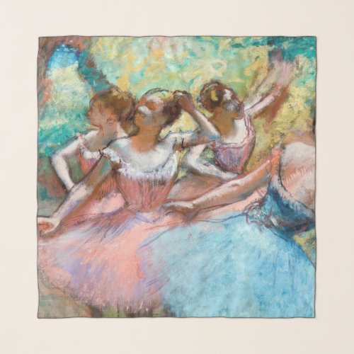 Edgar Degas _ Four Ballerinas on Stage Scarf