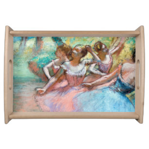 Edgar Degas - Four Ballerinas on Stage Serving Tray