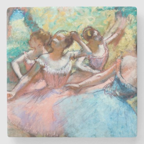 Edgar Degas _ Four Ballerinas on Stage Stone Coaster