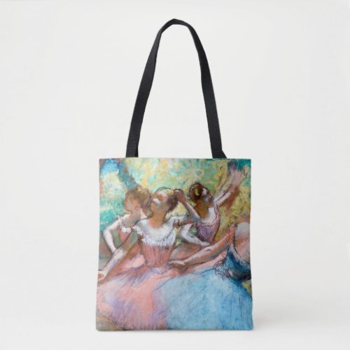 Edgar Degas _ Four Ballerinas on Stage Tote Bag