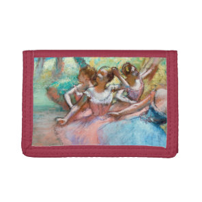 Edgar Degas - Four Ballerinas on Stage Tri-fold Wallet