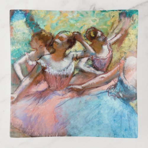 Edgar Degas _ Four Ballerinas on Stage Trinket Tray