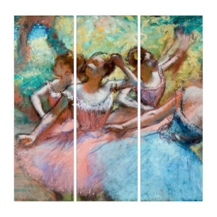 Edgar Degas - Four Ballerinas on Stage Triptych