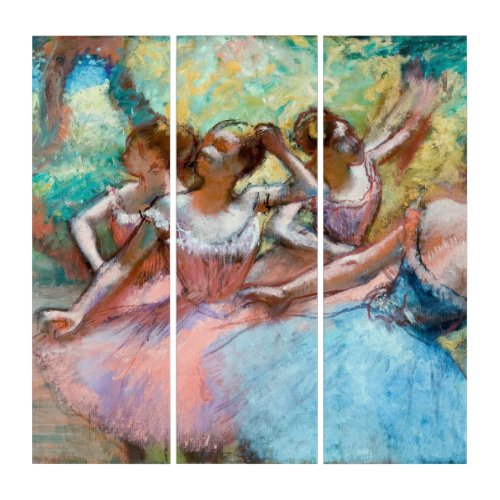 Edgar Degas _ Four Ballerinas on Stage Triptych