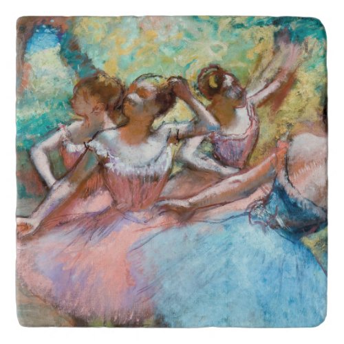 Edgar Degas _ Four Ballerinas on Stage Trivet