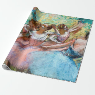 Edgar Degas - Four Ballerinas on Stage Wrapping Paper