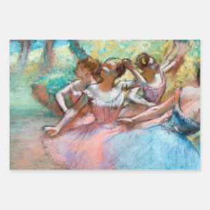 Edgar Degas - Four Ballerinas on Stage Wrapping Paper Sheets