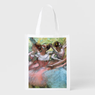 Edgar Degas   Four ballerinas on the stage Grocery Bag